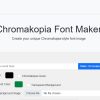 Chromakopia-Schrifterzeuger